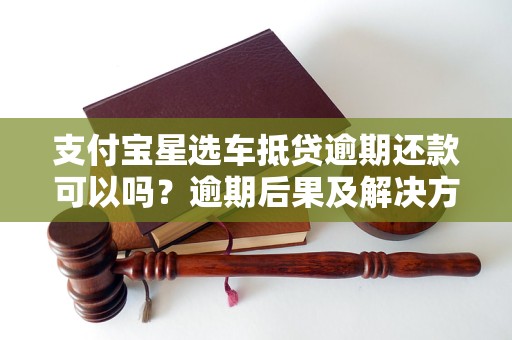 车抵贷平台(支付宝星选车抵贷逾期解决方法)？ (https://www.tyhrongzi.com/) 知识问答 第1张